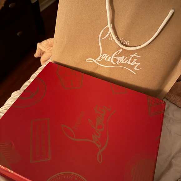 Christian Louboutin Signature Red and Black Heels - Picture 12 of 14